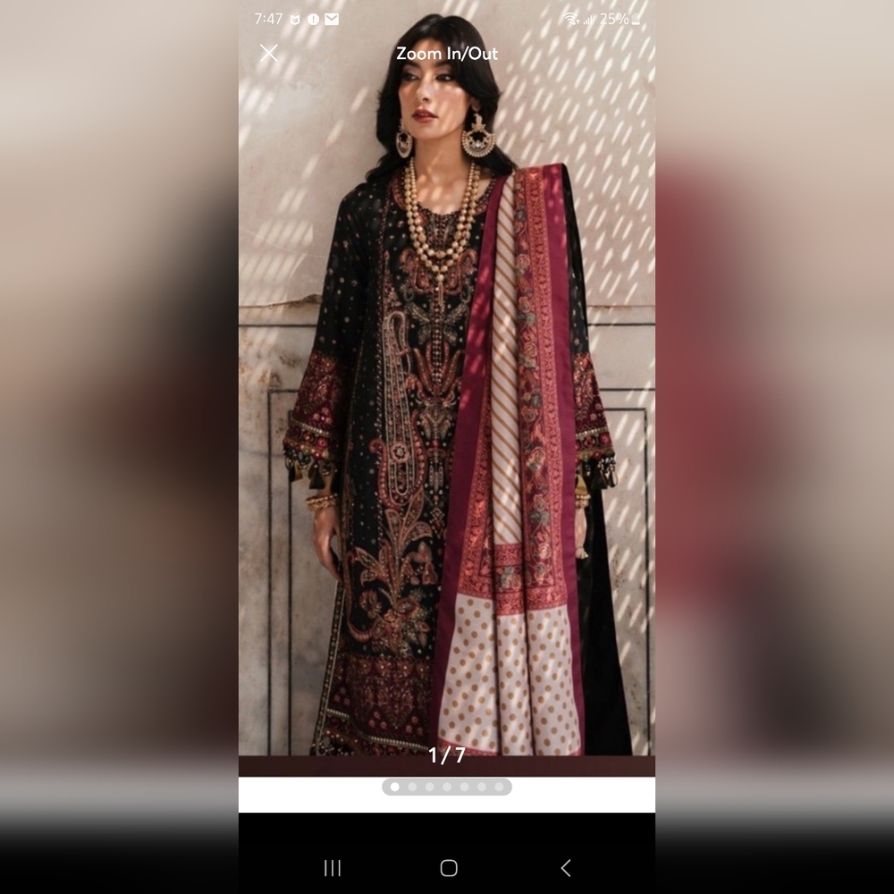 Sana safinaz luxury collection medium to large size.